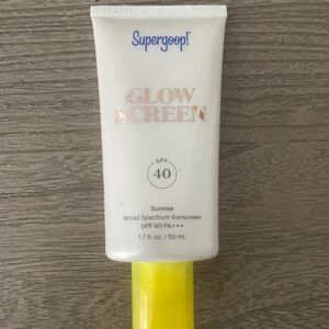 NEW never used supergoop glow screen (sunrise)